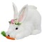 Northlight Easter Rabbit with Carrot Figurine - 9.25" - White